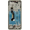 Motorola G85 LCD Ekranas + Touch Unit + Front Cover Olive Žalias (Service Pack)