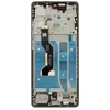„Motorola G85“ skystųjų kristalų ekranas + jutiklinis blokas + priekinis dangtelis pilkas (servisų paketas)