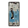 Dėklas „Motorola G85“ skystųjų kristalų ekranas + jutiklinis blokas + priekinis dangtelis pilkas (servisų paketas)