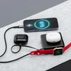 Daugiafunkcis įkroviklis Forcell F-Energy 6in1 USB A + USB C PD 45W + išorinė baterija 15000 mAh + belaidis įkrovimas 15W juodas