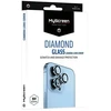 Apsauginis stiklas telefono kamerai Apple iPhone 15 Pro / 15 Pro Max MyScreen Diamond Glass Kameros Lens Cover juodos saplvos