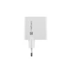 Telefonas Įkroviklis - Natec Ribera Gan 1X USB-A + 1X USB-C 45W Baltas
