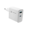 Telefonas Įkroviklis - Natec Ribera Gan 1X USB-A + 1X USB-C 45W Baltas