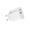 NATEC USB įkroviklis Ribera USB-A+USB-C Maitinimas 20W baltas
