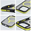 Originalus „iPhone 17 Neo“ dėklas, suderinamas su „MagSafe“, geltonas
