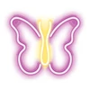 TelForceone Forever Neoninė LED lemputė BUTTERFLY rožinė NNE03 Neolia