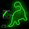 Neon LED Light DINOSAUR žalias NNE01 Neolia