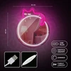 Neon MIRROR LED SLEEPING CAT baltas pink FMNE03 Forever Light