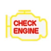 Neon PLEXI LED CHECK ENGINE geltona raudona NNE21 Neolia