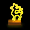 Neon Wood Stand LED elnias šiltai balta FLNW02 Forever Light