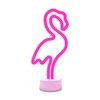 Neon LED ant stovelio Flamingas rožinė USB-C FSC-11 Forever Light