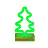 Neon Wood Stand LED Kalėdų Eglutė žalia FLNW03 Forever Light