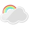Neoninis MIRROR LED CLOUD daugiaspalvis FMNE05 Forever Light