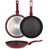 Newill Keptuvė brightsign Keptuvė Cosmo O26cm indukcinė raudona su apsauga 24222102