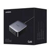 Nexode įkroviklis UGREEN CD327, 2x USB-C, 2x USB-A, GaN, 65W (pilka)
