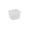 NHG Dėžė su dangčiu Basic box Plast Team 3L permatoma
