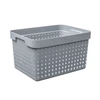 Plastikinė dėžė Seoul L NHG 20.9x26.8x35.7cm pilka