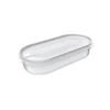 NHG Plastikinė dėžutė maistui užšaldyti Plast Team 0.4L/19x9x3.9cm Helsinki