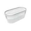 NHG Plastikinė dėžutė maistui užšaldyti Plast Team 0.8L/19x9x7.9cm Helsinki