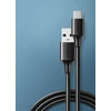 Nikeliu dengtas USB-C kabelis UGREEN 1m juodas