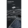 Nillkin Bumper Combo Keyboard dėklas (Backlit Version) skirtas iPad Pro 12.9 2020/2021/2022/ Air 13 2024/2025 juodos spalvos