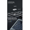 Nillkin Bumper Combo Keyboard dėklas (Backlit Version) skirtas Appl iPad 10.2 2019/2020/2021 juodos spalvos