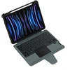 Nillkin Bumper Link Keyboard dėklas (Backlit Version) for iPad Air 4/5/10.9 2020/11 2024/2025/Pro 11 2020/2021/2022 Juodas