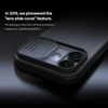 Nillkin CamShield PRO dėklas skirtas Apple iPhone 17 skaidrus juodos spalvos
