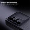 Nillkin CamShield PRO Hard dėklas skirtas Samsung Galaxy S26 Ultra skaidrus juodos spalvos