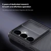 Nillkin CamShield PRO Hard dėklas skirtas Samsung Galaxy S26+ skaidrus juodos spalvos