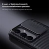 Nillkin CamShield PRO Magnetic Hard dėklas skirtas Samsung Galaxy S25 FE juodos spalvos