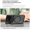 Dėklas Nillkin CamShield Prop Magnetic Case for Honor Magic 8 Pro Transparent Juodas
