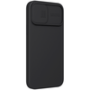 Nillkin CamShield Silky Magnetic – Apple iPhone 13 Pro Max dėklas su fotoaparato dangteliu (elegantiškas juodas)