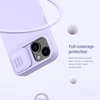 Nillkin CamShield Silky Silicone Apple iPhone 14 Plus with Camera Protector dėklas telefonui violetinės spalvos