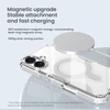 Nillkin Nature TPU Pro Magnetic dėklas suderinamas su MagSafe skirtas Apple iPhone 17 – Translucent juodos spalvos