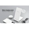 Nillkin PowerTrio 3in1 belaidis įkroviklis Samsung Watch baltos spalvos