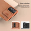 Nillkin Qin leather holster Samsung Galaxy A73 dėklas telefonui raudonos spalvos