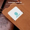 Nillkin Qin Leather Pro Samsung Galaxy S22+ (S22 Plus) Camera Protector Holster Cover Flip dėklas telefonui rudos spalvos