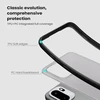 Nillkin Super Frosted PRO Back dėklas skirtas OnePlus 15R skaidrus juodos spalvos