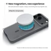 Nillkin Super Frosted Shield Pro Magnetic Dėklas suderinamas su MagSafe skirtas Apple iPhone 17 Pro Max – Translucent juodos spalvos