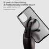 Nillkin Super Frosted PRO Magnetic Back dėklas skirtas OnePlus 15R skaidrus juodos spalvos