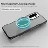 Nillkin Super Frosted PRO Magnetic Back dėklas skirtas OnePlus 15R skaidrus juodos spalvos