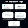 Nillkin Apsauginis stiklas 0.25mm Guardian 2.5D Apple iPhone 16 Juodas (with applicator)