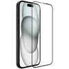 Apsauginis stiklas telefonui Apple iPhone 15 Nillkin CP + Pro juodos spalvos krašteliu