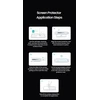 Nillkin Apsauginis stiklas 2.5D CP+ PRO juodos spalvos skirtas Apple iPhone 17 Pro (su aplikatoriumi)