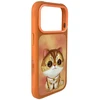 „Nimmy Big Eyed Pet 2.0“ katino formos dėklas, skirtas „iPhone 17 Pro“ - oranžinis