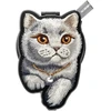 NIMMY magnetic hanger DENIM FASHION BRITISH SHORTHAIR CAT juodas