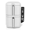 Karšto oro gruzdintuvė Ninja Double Stack XL, 2 lygių, 9,5 l, SL400EU, balta