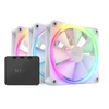 NZXT F120 RGB 120mm balta - 3 ventiliatorių + valdiklio rinkinys