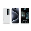 OBAL:ME 5D apsauginis stiklas telefonui Apple iPhone 15 Pro Juodas